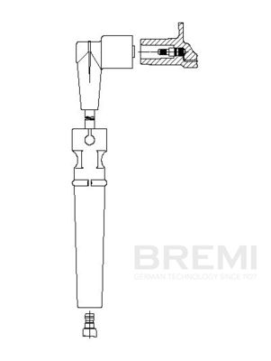 Augstsprieguma vads BREMI 491/40