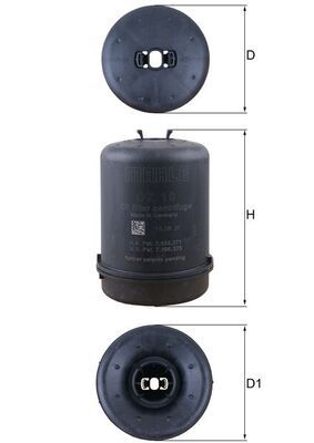 Eļļas filtrs KNECHT OZ 10