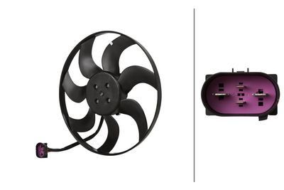 Вентилятор, охлаждение двигателя HELLA 8EW 366 420-421