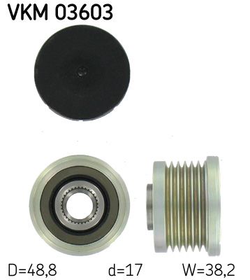 Механизм свободного хода генератора SKF VKM 03603