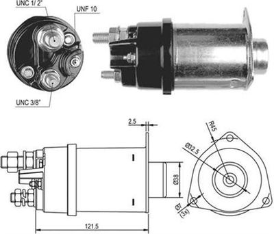 Ievilcējrelejs, Starteris MAGNETI MARELLI 940113050509