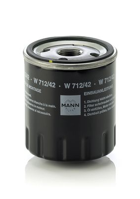 Масляный фильтр MANN-FILTER W712/42
