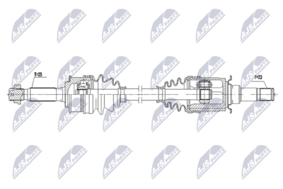 Приводной вал NTY NPW-MS-124