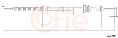 Тросик, cтояночный тормоз COFLE 92.17.1459