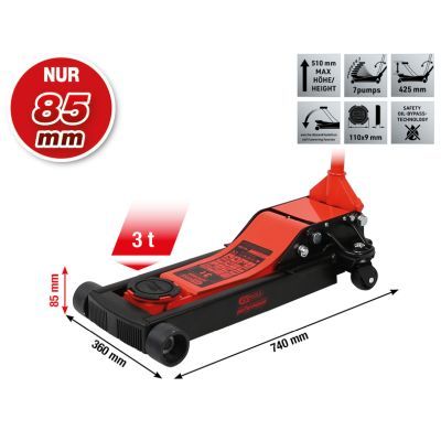 Domkrats KS TOOLS 160.1035