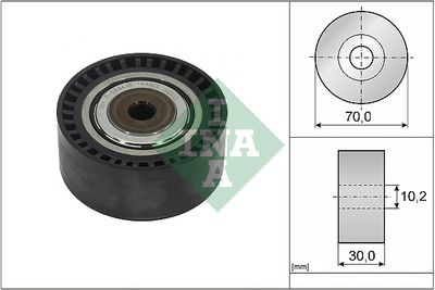 Паразитный / ведущий ролик, поликлиновой ремень Schaeffler INA 532114610
