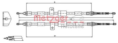 Trose, Stāvbremžu sistēma METZGER 11.5458