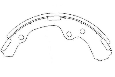 Bremžu loku komplekts KAVO PARTS KBS-9916