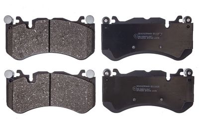 Bremžu uzliku kompl., Disku bremzes DENCKERMANN B111616