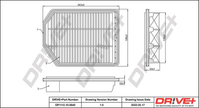 Воздушный фильтр Dr!ve+ DP1110.10.0640