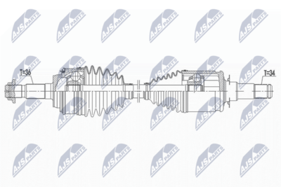 Приводной вал NTY NPW-TY-147