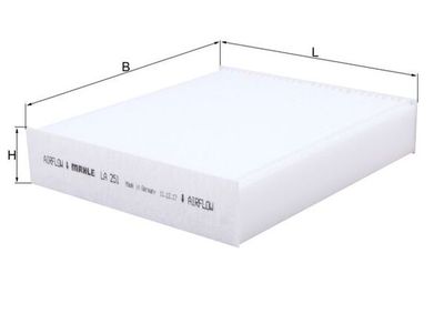 Фильтр, воздух во внутренном пространстве KNECHT LA 251