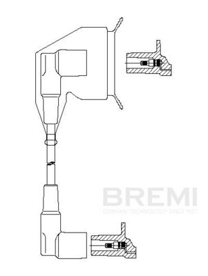 Провод зажигания BREMI 13280