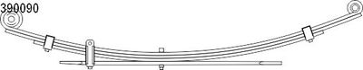 Многолистовая рессора CS GERMANY 10.390.090.00