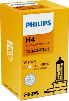 Лампа накаливания, фара дальнего света PHILIPS 12342PRC1
