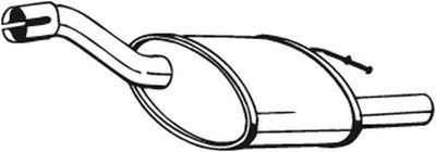 Глушитель выхлопных газов конечный BOSAL 154-383