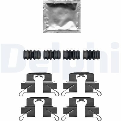 Комплектующие, колодки дискового тормоза DELPHI LX0696