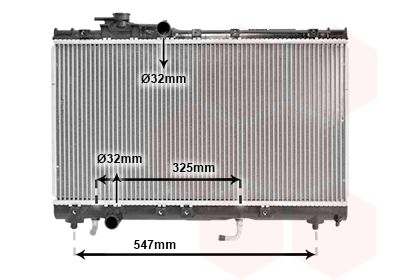 Radiators, Motora dzesēšanas sistēma VAN WEZEL 53002350