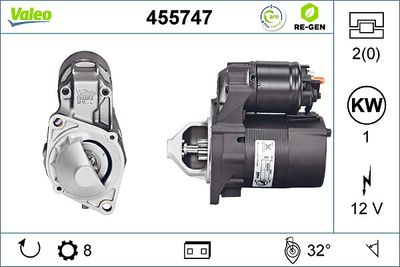 Starteris VALEO 455747