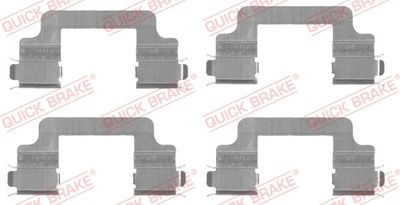 Комплектующие, колодки дискового тормоза QUICK BRAKE 109-1727