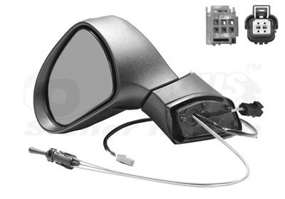 Ārējais atpakaļskata spogulis VAN WEZEL 4029803