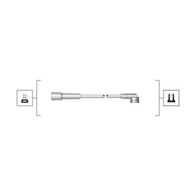 Augstsprieguma vadu komplekts MAGNETI MARELLI 941319170016