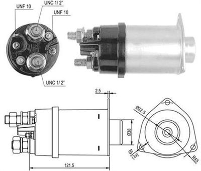 Ievilcējrelejs, Starteris MAGNETI MARELLI 940113050036