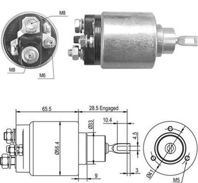 Ievilcējrelejs, Starteris MAGNETI MARELLI 940113050454