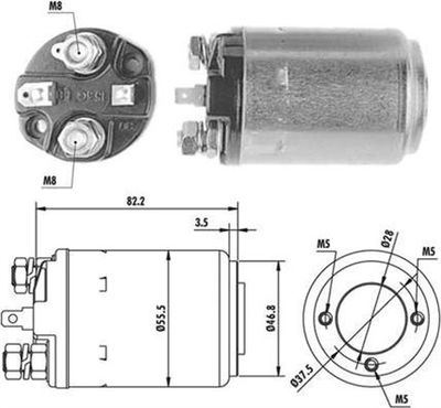 Ievilcējrelejs, Starteris MAGNETI MARELLI 940113050081