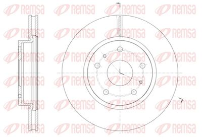 Тормозной диск REMSA 61423.10