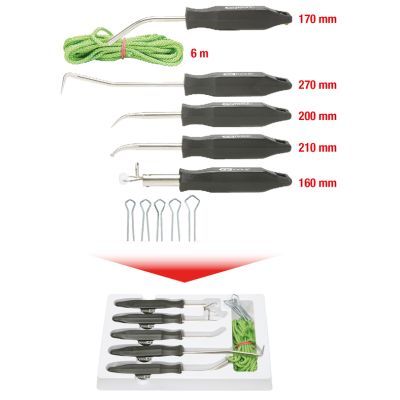 Stikla demontāžas komplekts KS TOOLS 140.2240
