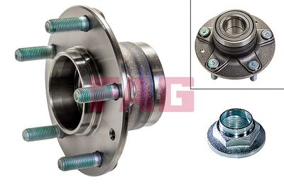 Riteņa rumbas gultņa komplekts Schaeffler FAG 713 6155 40