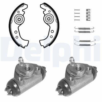 Комплект тормозных колодок DELPHI 691