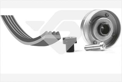 Ķīļrievu siksnu komplekts HUTCHINSON KHV 222