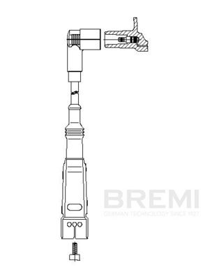 Провод зажигания BREMI 151/110
