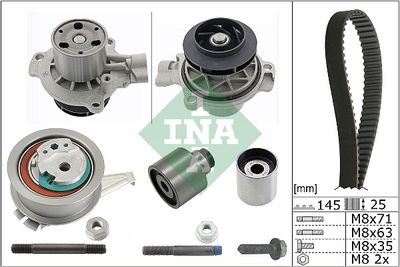 Ūdenssūknis + Zobsiksnas komplekts Schaeffler INA 530 0699 31