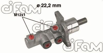 Galvenais bremžu cilindrs CIFAM 202-293