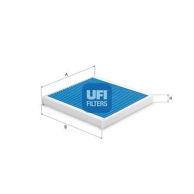 Фильтр, воздух во внутренном пространстве UFI 34.176.00