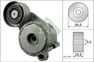 Натяжитель ремня, клиновой зубча Schaeffler INA 534 0506 10