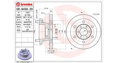 Тормозной диск MAGNETI MARELLI 360406024000