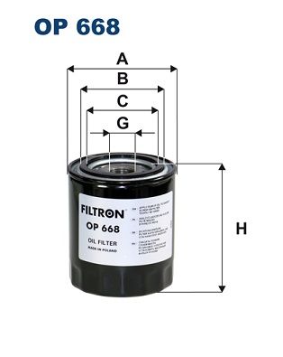 Hidrofiltrs, Automātiskā pārnesumkārba FILTRON OP 668