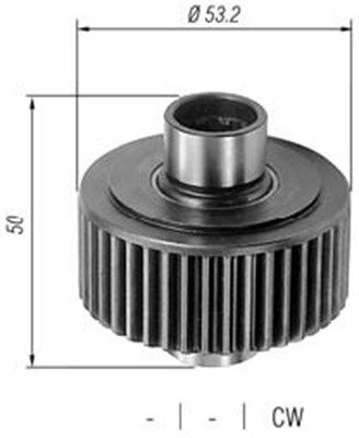 Ведущая шестерня, стартер MAGNETI MARELLI 940113020417