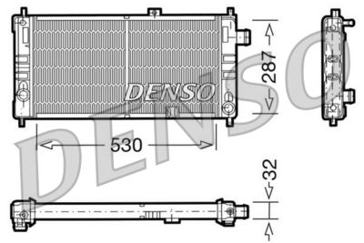 Radiators, Motora dzesēšanas sistēma DENSO DRM20064