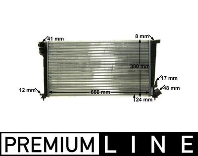 Radiators, Motora dzesēšanas sistēma MAHLE CR 433 000P