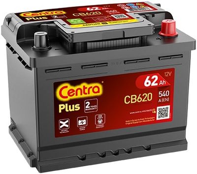 Стартерная аккумуляторная батарея CENTRA CB620