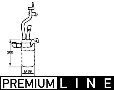 Осушитель, кондиционер MAHLE AD 279 000P