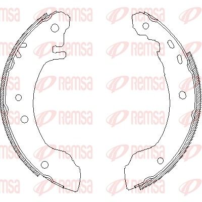 Bremžu loki REMSA 4508.00