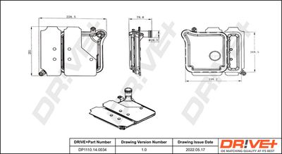 Hidrofiltrs, Automātiskā pārnesumkārba Dr!ve+ DP1110.14.0034