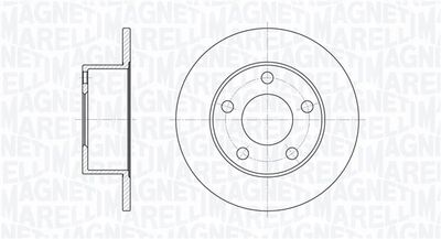 Bremžu diski MAGNETI MARELLI 361302040161