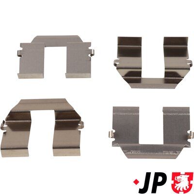 Комплектующие, колодки дискового тормоза JP GROUP 1164005310